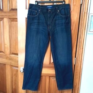 Arizona Jean Company Men's Straight Jeans - Dark Blue